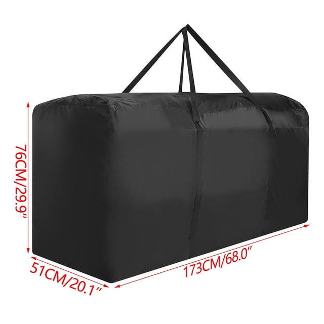 Wzzjkit Christmas Tree Storage Bag, Double Zipper Oxford Storage Bag, Christmas Tree Transportation Bag, 3 Medium Size Christmas Trees and Other Christmas Christmas Tree Storage Box - L