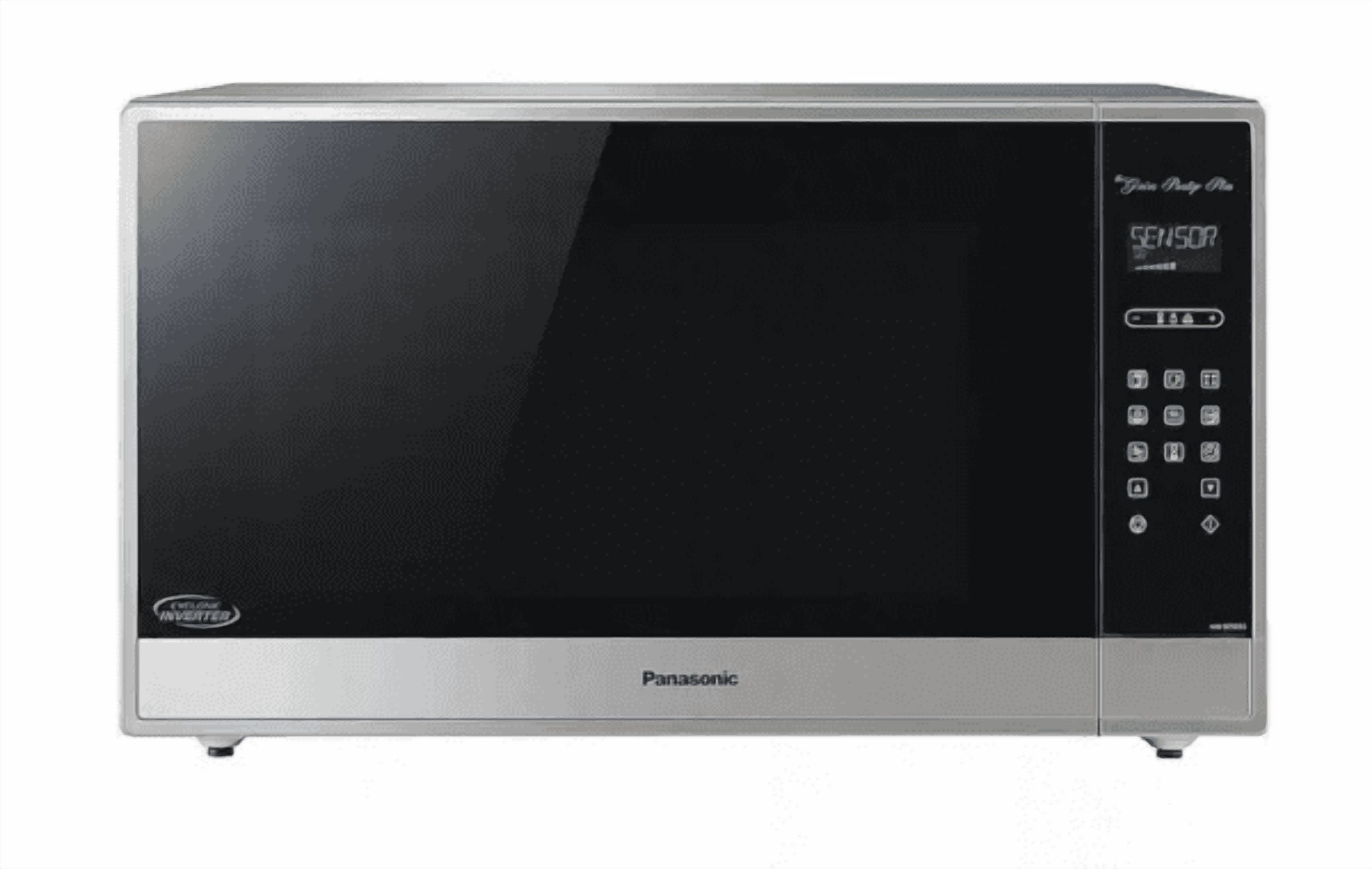 Open Box – Panasonic NN-SE985S 2.2 Cu. Ft. Cyclonic Wave Inverter Countertop Microwave Oven, 1250W, Stainless Steel
