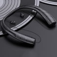 thumbnail image 4 of Haut-parleur Tour de Cou avec Micro, Appel Mains Libres, Compatible Bluetooth (Noir), 4 of 9
