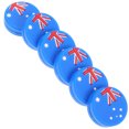 thumbnail image 4 of SHISUYAN 6pcs Racket Vibration Dampeners National Flag Designed Tennis Racket Shocking Absorbers, 4 of 9