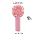 thumbnail image 2 of SIYTUAU Powerful Wind Handheld Mini Fan Portable Small Fan Rechargeable Usb Quiet For Home Office Travel Pink Tone, 2 of 5