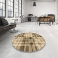 thumbnail image 4 of Ahgly Company Tapis Rectangulaire Lavable en Machine Intérieur Transitionnel Marron, 2 Pieds x 5 Pieds, 4 of 7