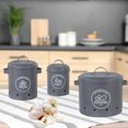 thumbnail image 4 of Onion Kitchen Food Crisper Vegetable & Kitchen food container Fruit Saver Container Fresh Storage Grey, 4 of 8