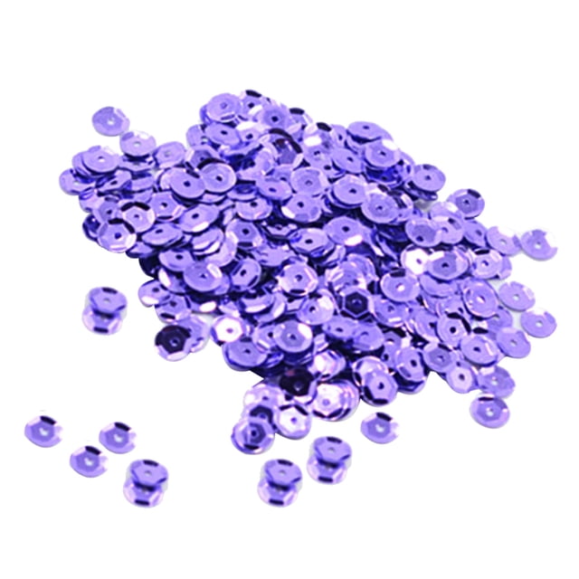 maskred Vibrant 400 Pcs Rondes en Vrac Sequins Couture Embellissement 7mm Violet 5ensemble