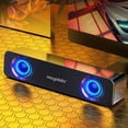 thumbnail image 1 of Cameland Desktop Compact Usb Powered Wired Multimedia Mini Stereo Sound Bar 3.5Mm Audio Jacks, 1 of 8