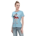 thumbnail image 4 of T-Shirt Basique à Manches Courtes pour Femmes Sailor Moon Rei Hono, 4 of 6