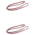 thumbnail image 2 of Transemion Eyeglass Strap Non- for Slip Stretchy Universal Rope Eyewear Sports Retainer Red 26.77 Inch 2Set, 2 of 6