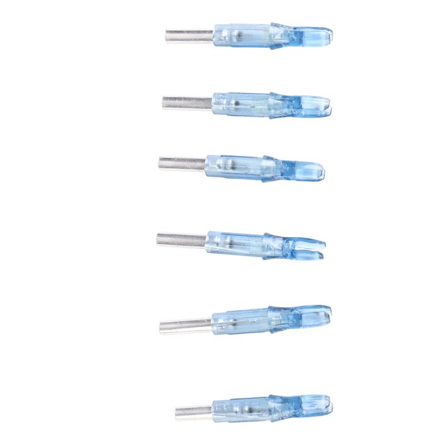 LED Nocks, Lighted Nocks High Visibility High Light Transmittance 6.2mm for Archery Red,Blue,Green