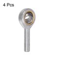 thumbnail image 3 of Unique Bargains 4 Packs SI8T/K 8mm Rod End Bearing M8x1.25 Female Left Hand Thread, Cast Iron Rod End Joints with Jam Nut, 3 of 4