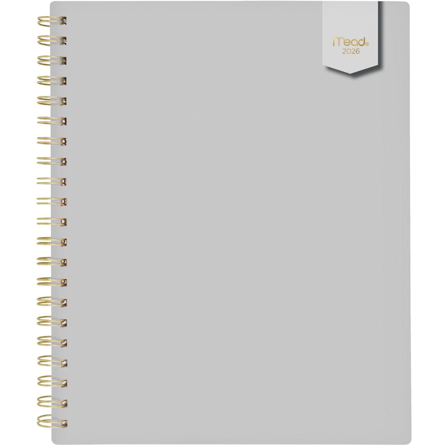 2026 Mead® Glacier Grey Large Weekly Planner