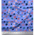 thumbnail image 1 of Soimoi Silk Fabric Brush Stroke Abstract Print Fabric by The Yard 42 Inch Wide, 1 of 3