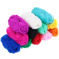 thumbnail image 1 of HLONK 12 Rolls Acrylic Yarn 12 Colors Knitting Crochet DIY Wool Craft Making Yarn, 1 of 8