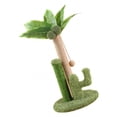 thumbnail image 1 of Sisal Cat Scratch Post Cat Climbing Frame Vertical Green Leaves House Cat Climbing Rack Durable Pet Cat Toy Cat Scratching Posts for Indoor B, 1 of 8