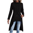 thumbnail image 2 of Jusqu'à 50 % de Réduction tumgatte Hauts pour Femmes Sweat à Capuche Manches Longues Design Mode Solide Sweat à Capuche avec Poche Pull d'Automne Vêtements d'Automne Vêtements Athleisure pour Femmes, 2 of 8