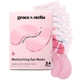thumbnail image 1 of Grace & Stella Pink Under Eye Masks for Dark Circles & Puffiness, 24 Pairs, 1 of 5