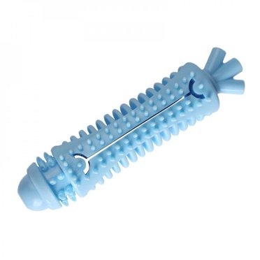 1 Pce Jouet à Mâcher pour Chien de Compagnie pour Mâcheurs Agressifs Distributeur de Nourriture TPR Jouet de Nettoyage des Dents Jouet pour Chiot Qui Couine