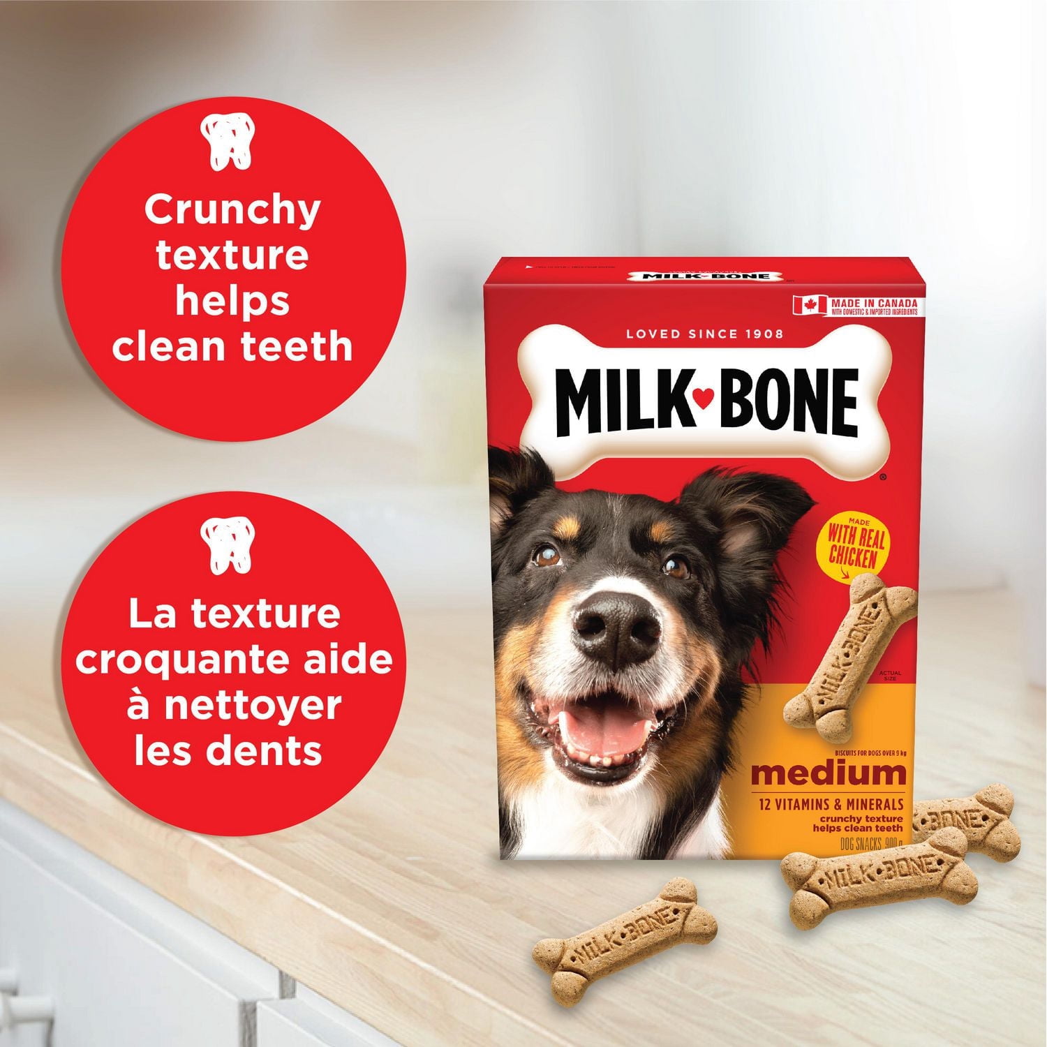 Milk-Bone biscuits moyens originaux
