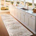 thumbnail image 2 of Beige Washable 2'6"x8' Kitchen Runner Rug Hallway Runner Long Bathroom Rug, Non-Slip Floor Rug for Large Entryway Indoor (2'6"x8' Beige/Latte), 2 of 7