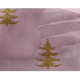 thumbnail image 3 of oneOone Georgette Viscose Fabric Christmas Tree Ikat Decor Fabric Printed BTY 42 Inch Wide, 3 of 3