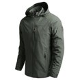 thumbnail image 4 of CEHVOM Veste Mince pour Homme Coupe-Vent de Sport Décontractée à Capuche, 4 of 6