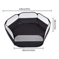thumbnail image 5 of Small Animal Playpen, 1 Pack Foldable Small Animal Pet Playpen with Storage Bag, 5 of 5