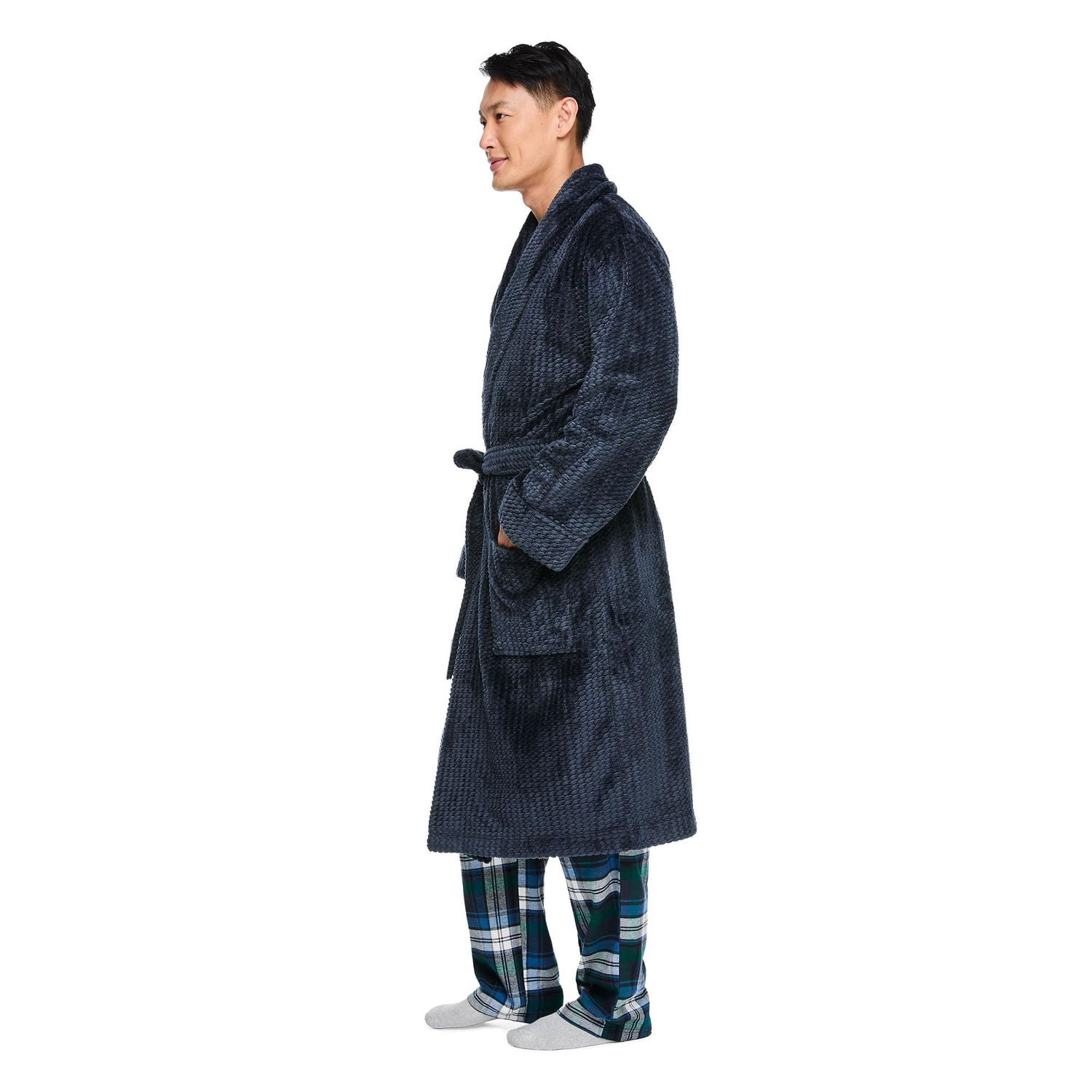 Robe de chambre à col châle George pour hommes