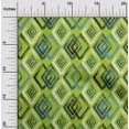thumbnail image 2 of oneOone Tissu Polyester Lycra Vert Pâle Tissu Géométrique pour Robe Tissu Imprimé Tissu au Mètre 56 Pouces de Large, 2 of 5