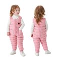 thumbnail image 2 of RXIRUCGD Boys And Girls Baby Romper Plus Fleece Overalls( Pink, Size:4 Years ), 2 of 3