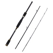 Portable 4-Section Spinning/Casting Fishing Rods Carbon Fiber Telescopic Fishing Pole for Saltwater and Freshwater