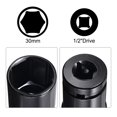 thumbnail image 3 of Unique Bargains Socket Accessory Set, 30mm Deep Socket 1/4' Hex Shank Impact Adapter with 1/2' Drive, 3 of 5
