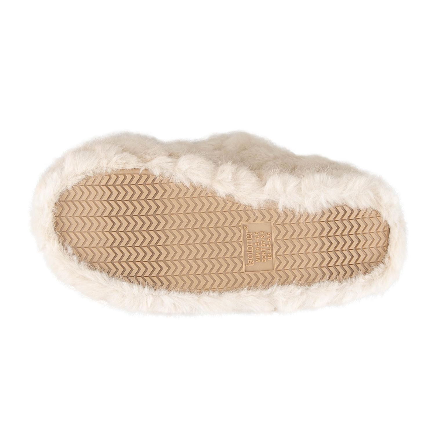 Pantoufles IsotonerMD Mavis en fausse fourrure et mousse à mémoire de forme pour femmes