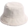 thumbnail image 1 of LinYooLi Bonnet Seau pour Femmes, Chapeau Doux et Moelleux, Bonnet d'Hiver Épais et Tendance, 1 of 5
