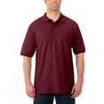thumbnail image 4 of Jerzees T-Shirt de Sport en Jersey à Manches Courtes pour Hommes SpotShield, 4X, Bordeaux, 4 of 5
