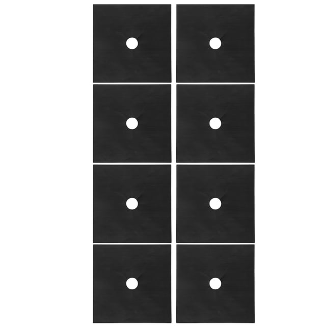 Copywriting Keywords Gas Stove Pad, Using Food-grade Materials No Chemical Odor Gas Stove Protector Safe And Durable For Family For Studio For Hotel For Home Black 8Pcs