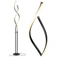 thumbnail image 1 of Brightech Embrace LED 2 In 1 Spiral Bright Standing Floor Table Lamp, Jet Black, 1 of 11
