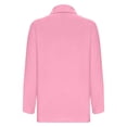 thumbnail image 4 of QIPOPIQ Chemise en Bambou Coton Lin Col en V Boutonnée Manches Longues/en Rouleau Blouse de Travail Décontractée à Col en Solde, 4 of 5