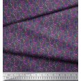 thumbnail image 2 of Soimoi Gray polyester Crepe Fabric Polka Dots Print Fabric by Yard 52 Inch Wide, 2 of 3