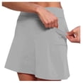 thumbnail image 2 of Jupe de Tennis Décontractée pour Femmes avec Poche, Tenue Active pour Yoga, Sport, Performance, Style Jupe-Short, 2 of 6