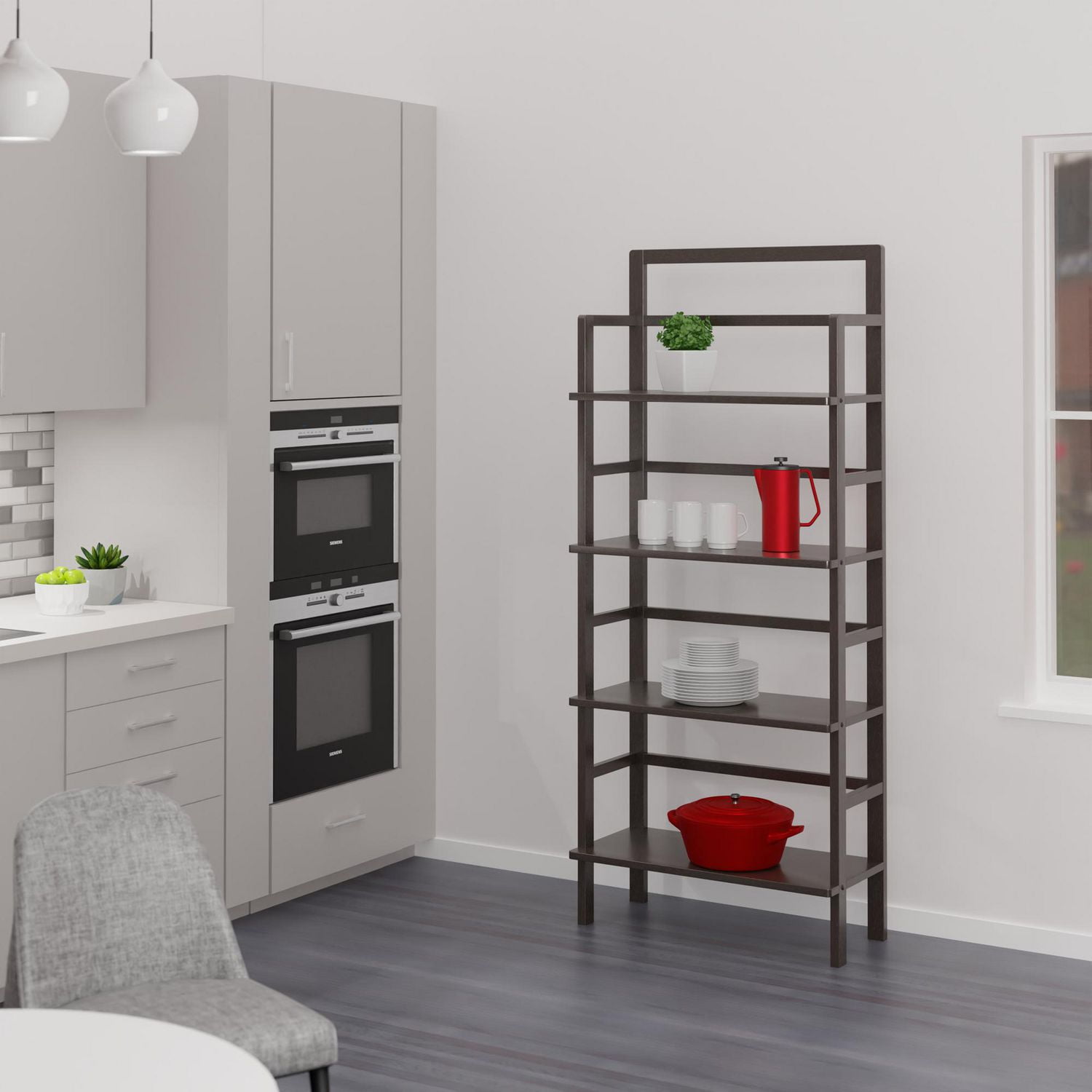 Aiden 4-Tier Baker's Rack Coffee