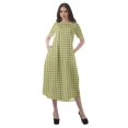 thumbnail image 4 of Moomaya Tenues d'Été Femmes Coton Flex Imprimées Robes Décontractées, 4 of 5