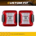 thumbnail image 2 of AMERICAN MODIFIED Feux Arrière pour Modèles Jeep Wrangler JL 2018 à 2023, Paire, 2 of 8
