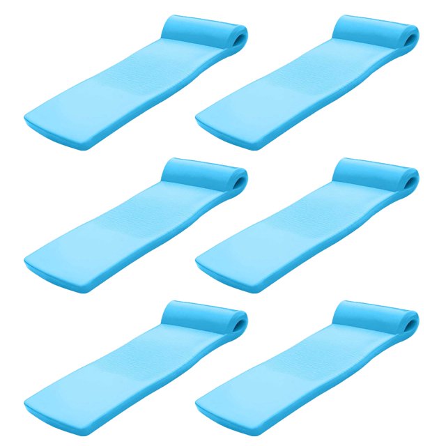 TRC Récréation Super Doux Ultra Sunsation Piscine Flotteur Eau Transat Radeau (6 Pack)