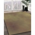 thumbnail image 3 of Ahgly Company Tapis d'Intérieur Lavable à la Machine, Carré, Transitionnel, Rouge Brun, Tapis de Zone, 6 Pieds Carré, 3 of 7