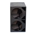 thumbnail image 3 of QPower QBOMB10TB Boîte de Subwoofer Triangle Double 10 Pouces avec Vaporisateur de Doublure de Lit, 3 of 10