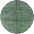thumbnail image 1 of Ahgly Company Indoor Round Mid-Century Modern Pine Green Oriental Area Rugs, 8' Round, 1 of 6