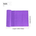 thumbnail image 2 of Unique Bargains Crepe Paper Roll Decoration 8.2ft Long 5.9 Inch Wide, Dark Purple 5 Pack, 2 of 5