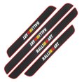 thumbnail image 1 of Door Sill Plate Protectors for Car Universal Door Entry Guards Sill Scuff Cover Panel Step Protector,Door Sill Plate Protectors for Car　, Welcome Pedal　Protector Cover,　Black 4pcs/Set,RALLART, 1 of 4