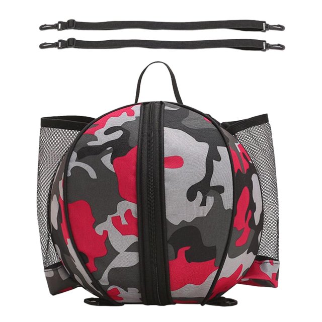 fastboy Basketball Bag Backpack Waterproof Mesh Pockets for Football Volleyball red 28CM 1Set