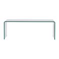 thumbnail image 4 of Curvo Clear Tempered Glass Waterfall Coffee Table, 4 of 5