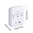 thumbnail image 3 of Desktop Wall Mount Charging Socket 3 AC Outlets 1 USB 1 Type-C, 3 of 6